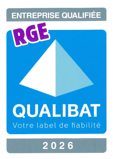 Logo RGE Qualibat, certification officielle de MIP Menuiserie